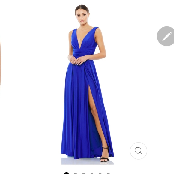 Mac Duggal Royal Blue Dress 👗 - Picture 7 of 8